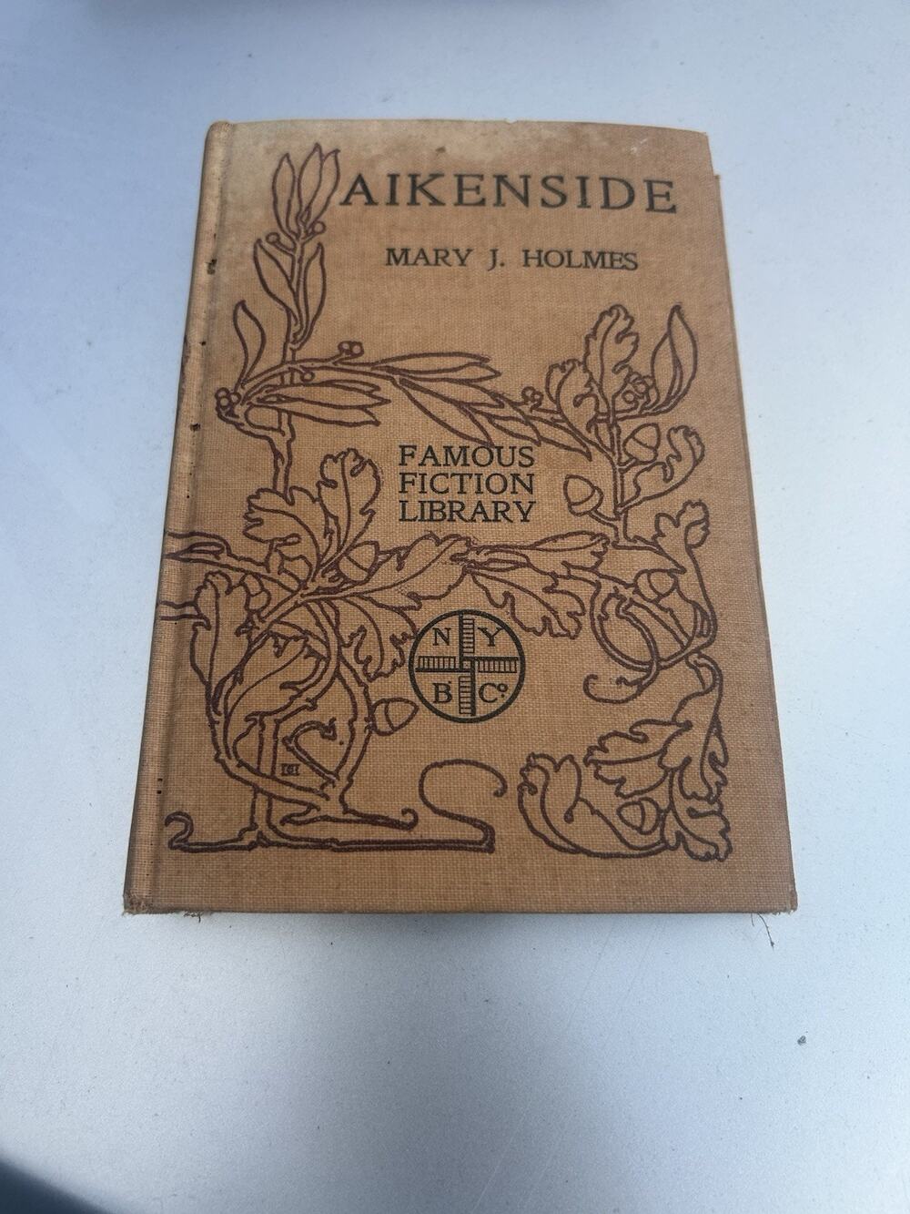 AIKENSIDE by Mary J. Holmes 1909 Vintage book